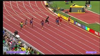 Fred Kerley wins heat (10.02). World Championships