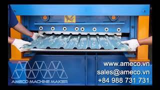 AMECO  Roofing Panels Roll Forming Machine  | Máy Cán Tôn 9 Sóng Vuông