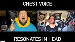 Alex Shelest Vocal Lessons - Chest Voice resonates in Head