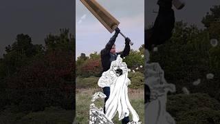 Griffith!! Giant sword training! #dragonslayer #berserk #giantsword #gutsberserk #fitnessjourney