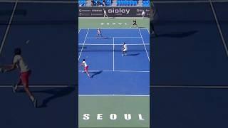 발밑을 노려리! #테니스 #정진화테니스레슨 #sports #tennis