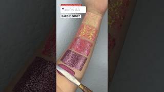 Rave Fantasyland Pink Ombré Glitter Makeup SwatchComment some colors or themes you’d like to see