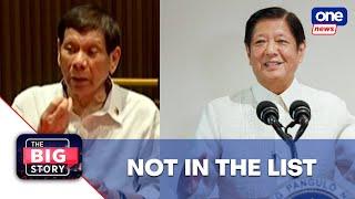 TBS | Duterte: PBBM not included in narco-list