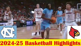 North Carolina vs Louisville Basketball Game Highlights 1 1 2025