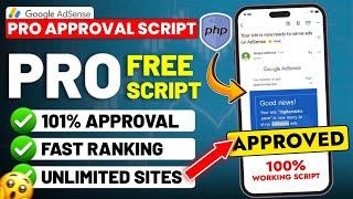 New AdSense Approval Trick!  PHP Script (No Articles Needed!) | 100% Approval Guaranteed! 