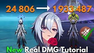 New C0 Arlecchino Real DMG Tutorial! Increase Her Dmg Genshin Impact