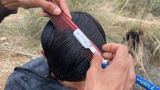 Relaxing ASMR Haircut with Nature Sounds