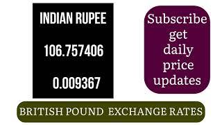 British Pound Best USD to GBP Exchange Rate Today 21 December 2024 Transfer Buy Sell Australian