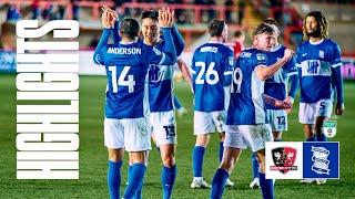 HIGHLIGHTS | Exeter City 1-2 Birmingham City | Vertu Trophy