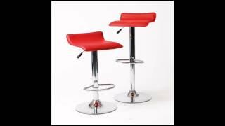 Contemporary Chrome Air Lift Adjustable Swivel Stools; Lift Bar Stools, chrome bar stools