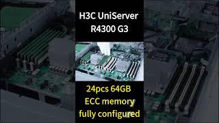 H3C UniServer R4300 36pcs 12TB HDD 24pcs 64GB ECC #blockstorage #plusserver #server #cloudstorage