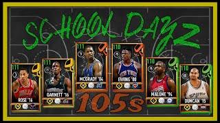 DOUBLE UPLOAD SATURDAY PT 2 - 105 SCHOOL MASTERS GAMEPLAY ! NBA LIVE MOBILE ! NBA LIVE ! NBA