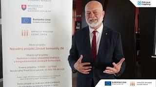 JÁN HERO, splnomocnenec vlády SR pre rómske komunity, na koordinačnom stretnutí NP Zdravé komunity