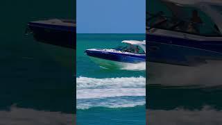 Watch the formula deal with the wake of the Scout! at the Haulover Inlet in Bal Harbour, Florida