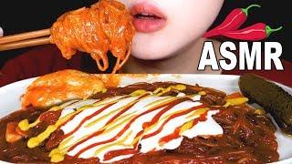 ASMR SPICY NOODLES EATING SOUNDS | 咀嚼音 | 辛い麺を食べる | 매운당면 | NO TALKING