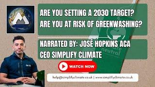 Are you setting a 2030 target? Are you at risk of greenwashing? by Simplify Climate