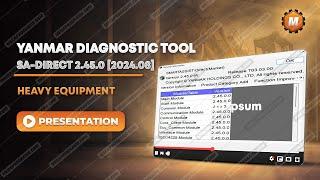 Testing New YANMAR DIAGNOSTIC TOOL SA-DIRECT 2.45.0 [2024.09]