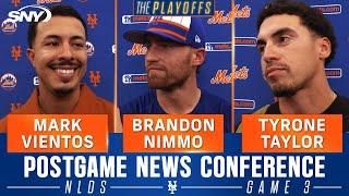 Mark Vientos, Brandon Nimmo, and Tyrone Taylor on Citi Field crowd in Mets win: 'It was epic' | SNY