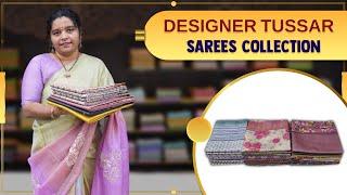 Designer Tussar Sarees Collection | Poornima Prints