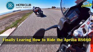 Victor with Moto Club Santa Monica Shows me How to Ride the New 2021 Aprilia RS660 (4K)