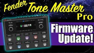 Fender Tone Master Pro - We Have A New Hotfix Firmware Update!