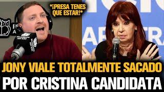 JONY VIALE TOTALMENTE SACADO POR CRISTINA CANDIDATA CONTRA MILEI
