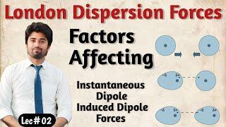 London Dispersion Forces || Factors Affecting London Forces || Instantaneous Dipole Induced Dipole