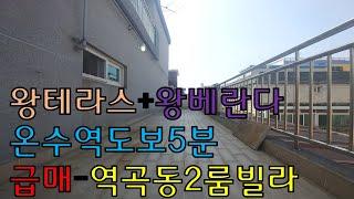 역곡동구옥급매+왕베란다/왕테라스+정남향빌라+1,7호선온수역 도보5분 빌라급매