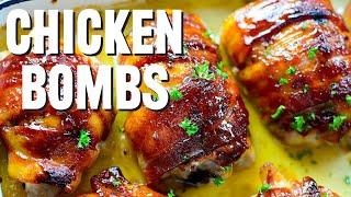 Bacon Wrapped BBQ Chicken Stuffed with Cream Cheese | Your Behind BBQ