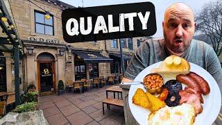 NOW THIS IS A FULL BREAKFAST - I visit HEBDEN BRIDGE to try out THE OLD GATE RESTAURANT - Quality!!!