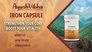 Ayush Vibha Iron Capsules: Complete Overview by Maxener Wellness CEO | Benefits & Ingredients