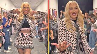 Gwen Stefani SHOCKED After J-Hud's Show Staff Surprises Her With Hollaback Girl