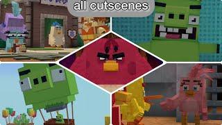 Angry birds minecraft all cutscenes