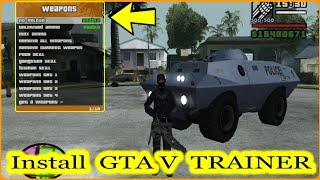 How to Install RZL-TRAINER in GTA San Andreas - GTA V Trainer