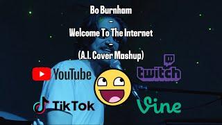 106 YouTubers, Streamers, TikTokers, Viners, Memes Sing Welcome To The Internet By Bo Burnham (A.I.)