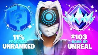 Unranked To Unreal Speedrun In 12 Hours! (Fortnite Reload)