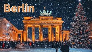  Berlin: A Cold December Walk in Germany Capital City in 4K HDR | Brandenburg to Alexanderplatz