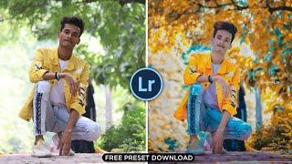 Lightroom Photo Editing Background Color Change | Orange & Yellow Preset - SK EDITZ