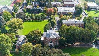 Drone video of Linfield's McMinnville campus by season