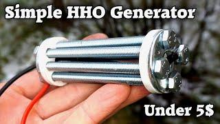 Making a Simple HHO Generator under 5$