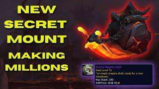 New SECRET Solo Mount Farm MAKING MILLIONS!!! Dragonflight Empty Magma Shell Farm!! Magmashell Mount