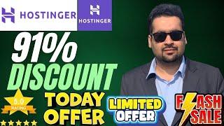 Hostinger Hosting Discount 2024 - 91% Discount Coupon Code