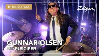 PUSCIFER LIVE Drum Cam with Gunnar Olsen | Zildjian