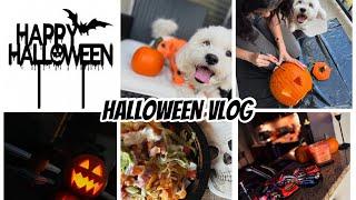 HALLOWEEN VLOG | CARVE PUMPKIN | NACHOS | FELLA