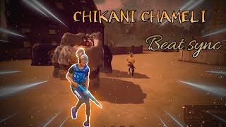 World's Fastest Beat Sync Montage Ever | Chikani Chameli | Best Edited Beat Sync FF | RAVAN FF |