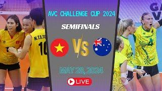 VIETNAM vs AUSTRALIA Semis Match | AVC Challenge Cup 2024