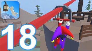 Human Fall Flat Mobile - Gameplay Walkthrough Part 18 - New Level 19: Lumber (iOS, Android)