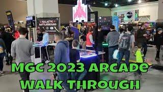 Midwest Gaming Classic 2023 Arcade Walk Through | Indie Arcade Wave