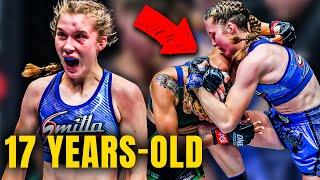 17-Year-Old Muay Thai PRODIGY Smilla Sundell's INSANE Debut 