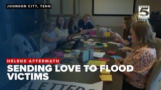 ETSU's Letters of Love supports flood victims and first responders with heartfelt letters